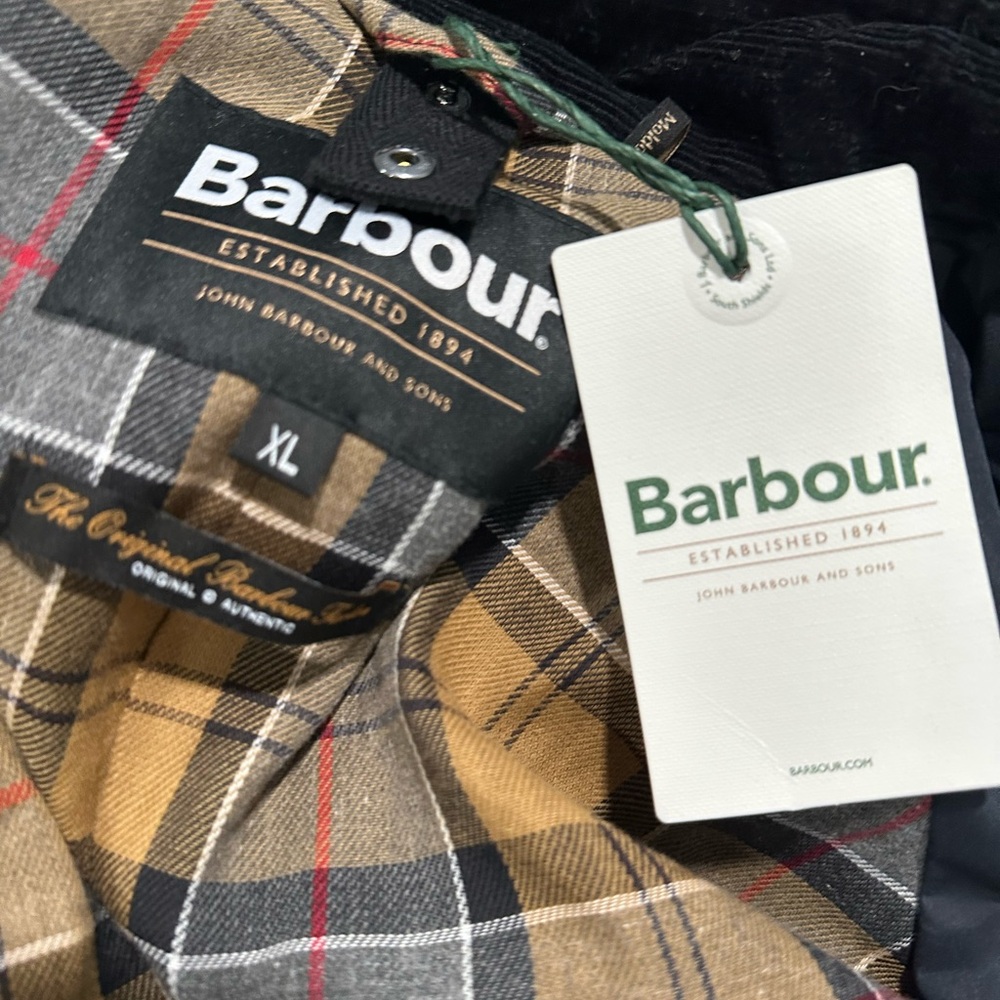 Barbour Wax Ashby Jacket Green XL.